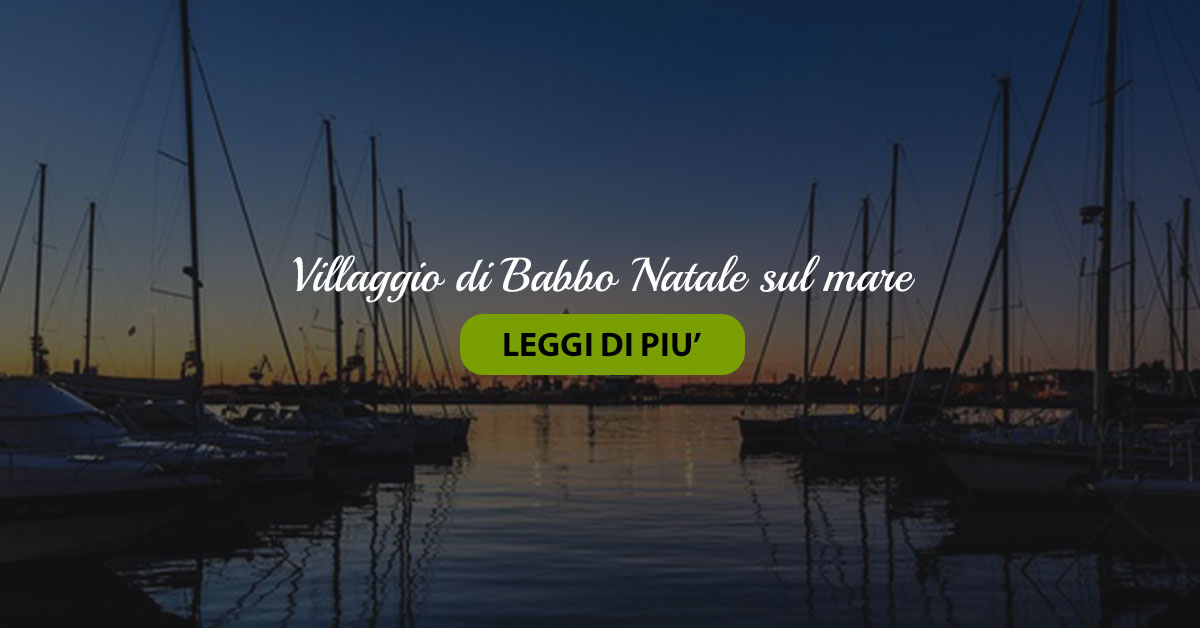 villaggio di babbo natale sul mare a taranto